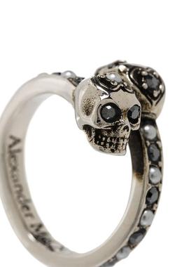 MCQUEEN 女士 FW25 戒指 骷髅头圆环戒指