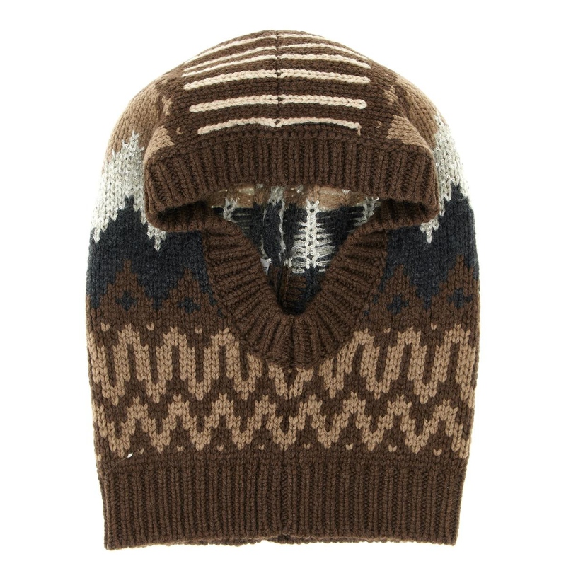 Brunello Cucinelli 女款'Fair Isle' 亮片精饰羊绒围脖 迷衣时尚 - 图1