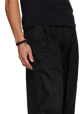 Guidi 男士 手镯 黑色 Bison 手镯