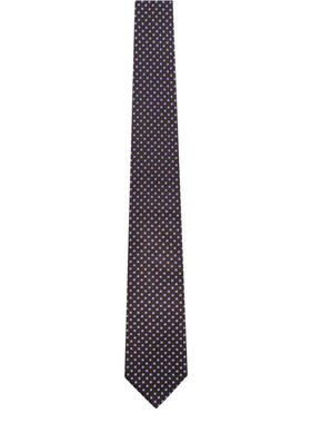 Corneliani 克莱利亚尼 男士 FW26 领带/领结 刺绣真丝棉领带