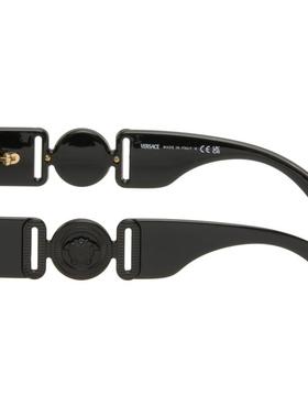 VERSACE范思哲 男士 太阳镜 黑色 Medusa Biggie 太阳镜