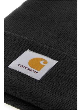 Carhartt WIP 卡哈特 男士 FW26 毛线帽 黑色针织短款手表帽子