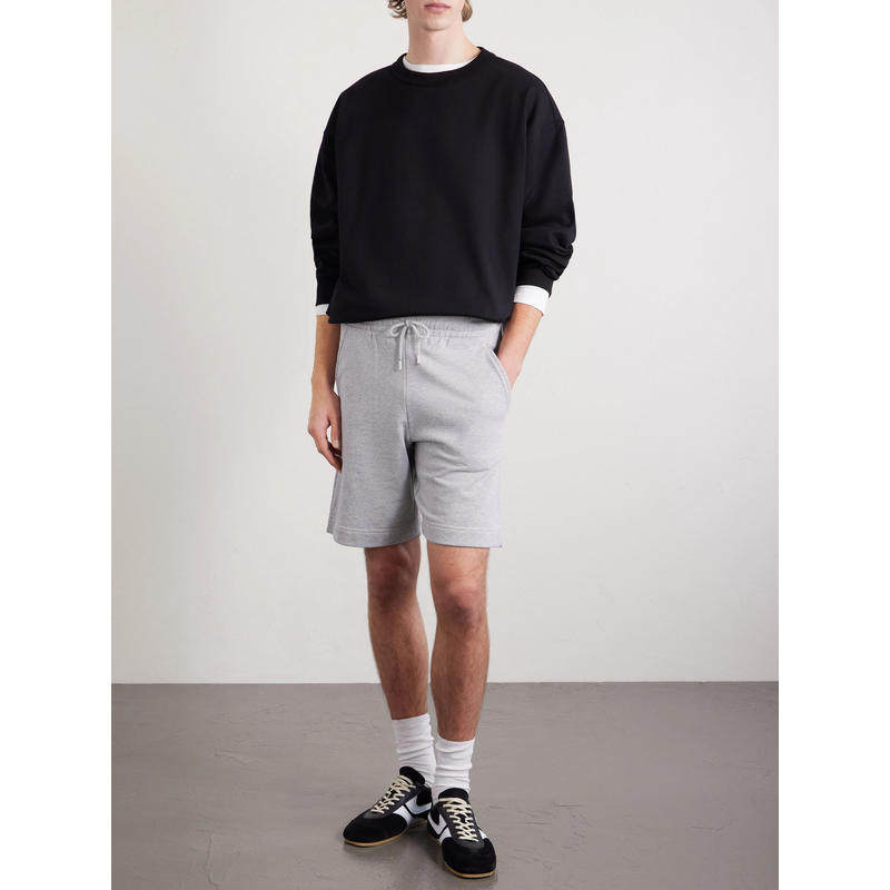 Dries Van Noten 男士 SS26 短裤 直筒棉针织抽绳短裤,淘宝优惠券,粉丝福利购,淘宝优惠卷