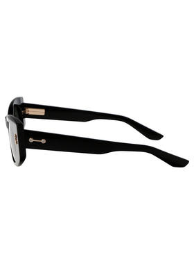 Akoni 女士 SS25 太阳镜 W 黑色醋纤太阳眼镜