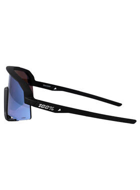 100% Eyewear 中性（成人） 太阳镜 哑光黑色聚碳酸酯太阳眼镜