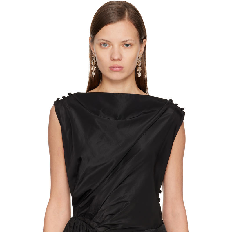 Simone Rocha 女士 耳环 Cluster Drip Crystal 耳坠 - 图1