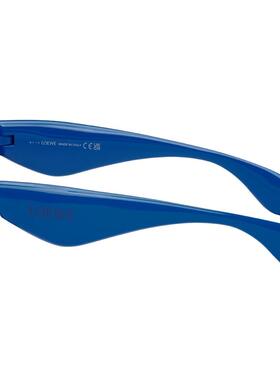 Loewe 女士 太阳镜 蓝色 Inflated Cat-Eye 太阳镜