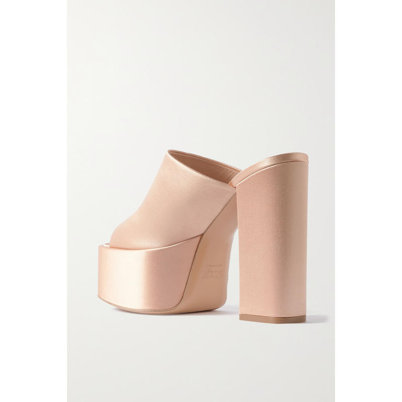 Paris Texas 女士 凉鞋 Sasha 绸缎防水台凉鞋 - 图1