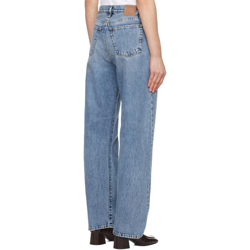 TOTEME 女士 牛仔长裤 蓝色 Twisted Seam Full-Length 牛仔裤 - 图1