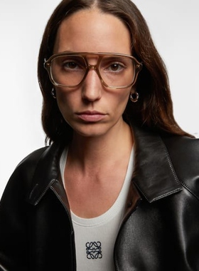 Loewe罗意威 女款窄款矩形眼镜 迷衣时尚