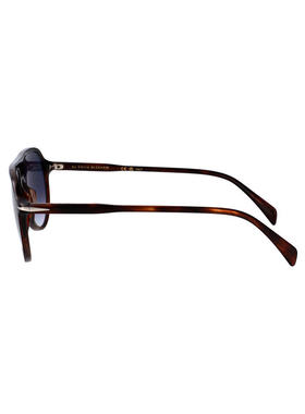 EYEWEAR by DAVID BECKHAM 男士 太阳镜 棕色号角醋纤太阳眼镜