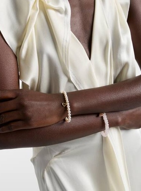 Sydney Evan 女款凹槽心形14kt金吊饰手链 迷衣时尚