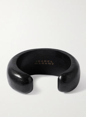 isabel marant 女士 SS26 手镯 木质镀金骨头手镯