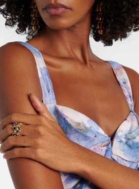 Zimmermann 女士 戒指 Bloom 带子精饰镀金戒指