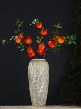 时尚陶瓷花瓶摆件工艺品 客厅餐桌插花家居新中式白色干花瓷器