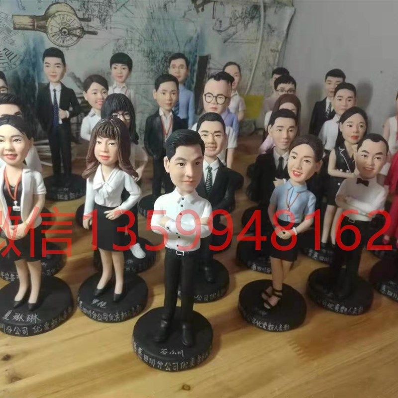 照片定制真人公仔玩偶diy手办雕塑蜡像泥人软陶人偶定做礼品礼物,淘宝优惠券,粉丝福利购,淘宝优惠卷