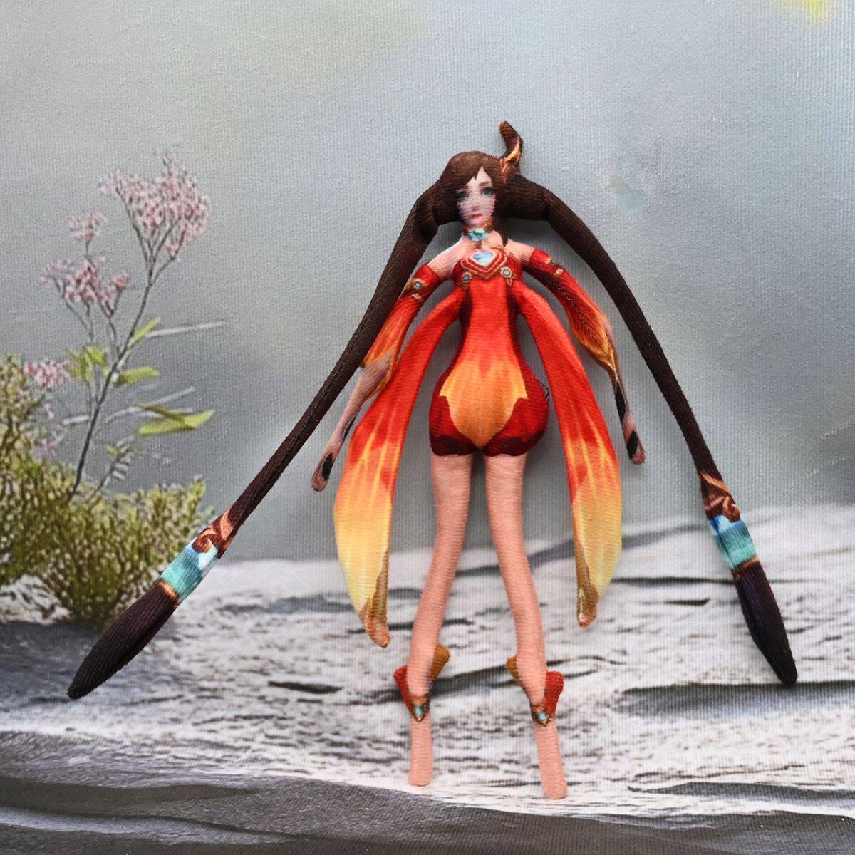 王者荣耀玩偶王者荣耀老鼠干公仔手脚铁丝骨架可活动毛绒玩偶峡谷英雄卤蛋丑