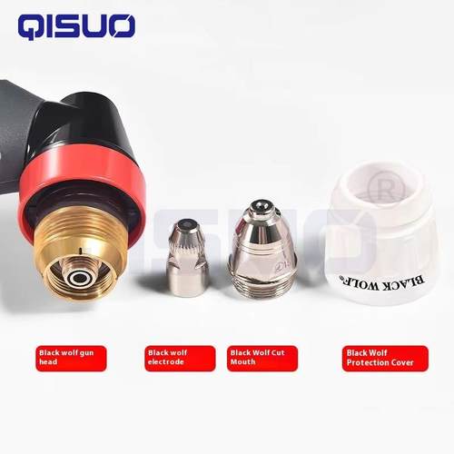 黑狼P80等离子割枪割直柄割炬数控切割机配件弯柄枪头 - 图2