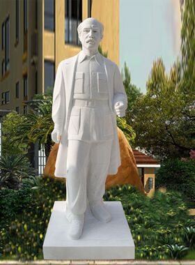 石雕人物雕像汉白玉白求恩名人雕塑花岗岩校园名人雕塑厂家供应