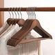Solid wood hangers, seamless clothes stays for home use and hotels