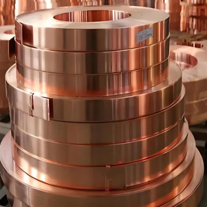 紫铜箔导电缆TU1-T2紫铜带0.05*35加钢芯分条紫铜卷带镀锡紫铜带 - 图2