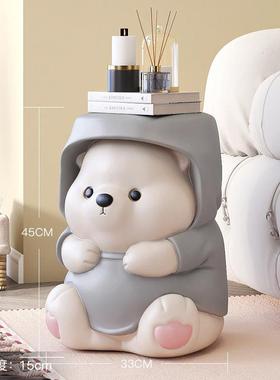 元气熊入户玄关换鞋凳落地摆件家居饰品客厅沙发旁床头柜乔迁新居