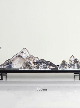 新中式意假山件家居客厅电YL-TY-33视创柜摆玄关艺品样板房摆饰工