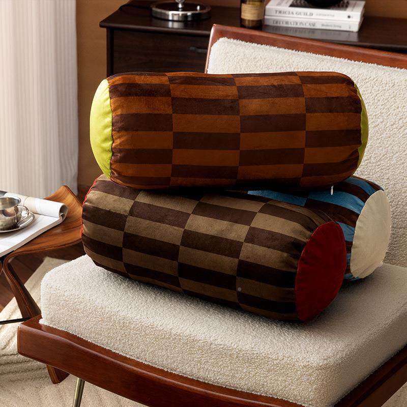 午后柏林沙FS758111圆古风发抱枕柱长条扶手枕感多巴胺床中头靠枕,淘宝优惠券,粉丝福利购,淘宝优惠卷