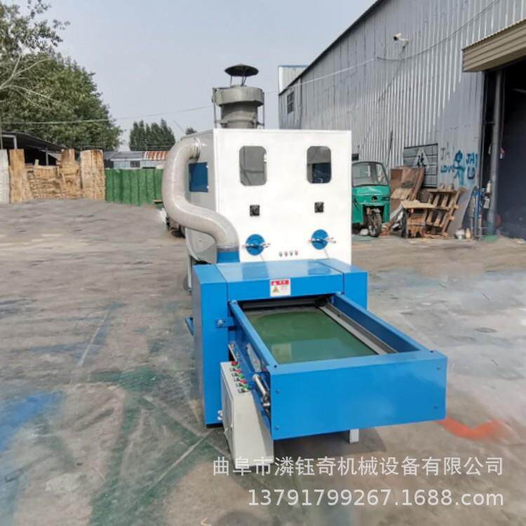 工艺品摆件充棉机7d15d纤维棉开松机双头抱枕枕芯充装机 - 图0