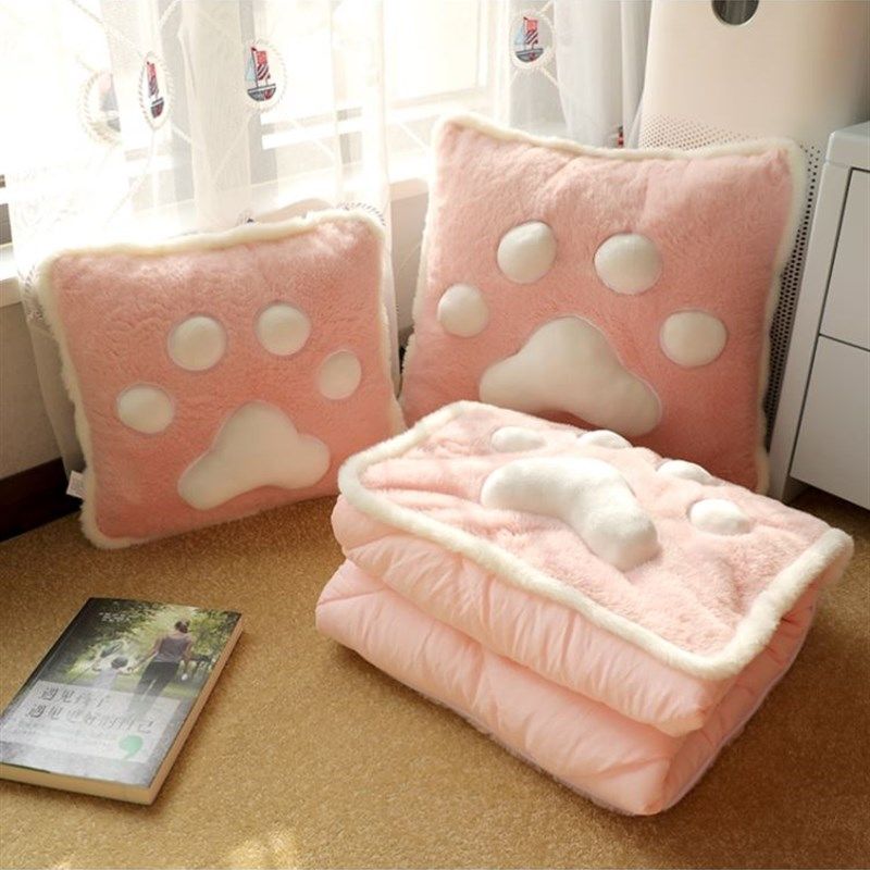 抱枕被子两用办公室折叠午睡枕头厚毯子二合一汽车用靠枕靠垫车载,淘宝优惠券,粉丝福利购,淘宝优惠卷