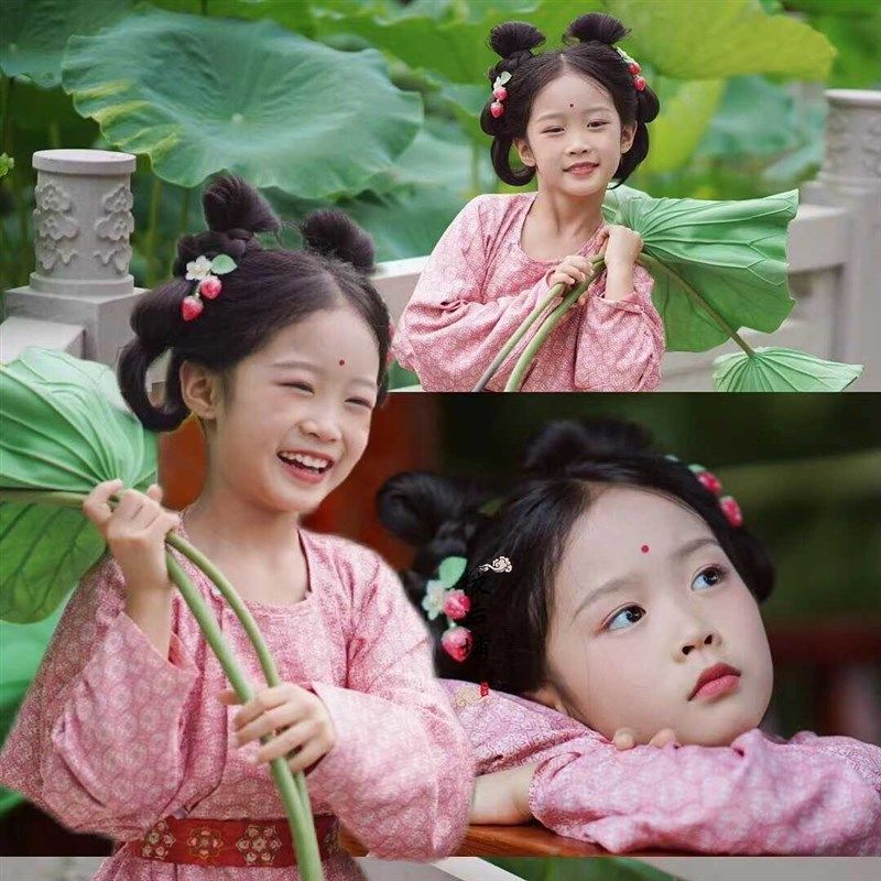 女童汉服男童复原风唐代平民日常圆领袍腰带裤子夏季薄款古风童装,淘宝优惠券,粉丝福利购,淘宝优惠卷