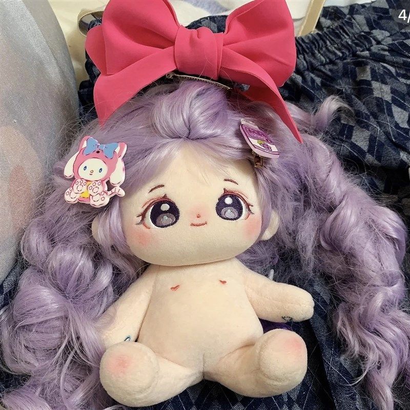 棉花娃娃20cm无属性栗粒毛绒玩具骨架款超萌公仔玩偶送女生礼物,淘宝优惠券,粉丝福利购,淘宝优惠卷