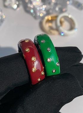 速发BV。镶钻独特轻奢小众设计时尚个性高级感食指指环