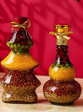 五谷丰登摆件杂粮布置乔迁之x喜新居新家入电视柜宅进装饰搬新房