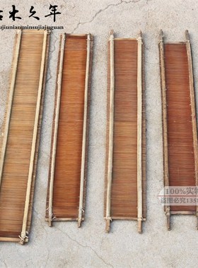 民俗老物件老旧织布机手工老式织布机民间老纺车怀旧装饰复古摆件