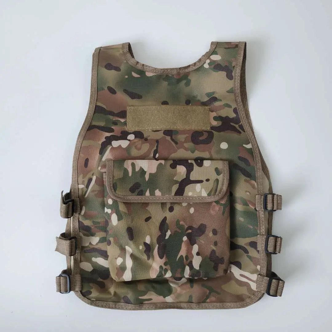 绝地求生‌飞行夹克迷彩少儿迷彩服吃鸡军迷户外绝地求生少儿马甲三级甲服装战术背心