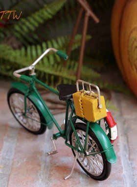 复古怀旧手工老掉牙自行车模型装饰摆件毕业季同学送礼物艺术装饰