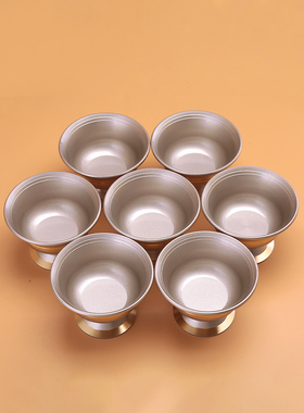纯铜七供水碗净水杯居具