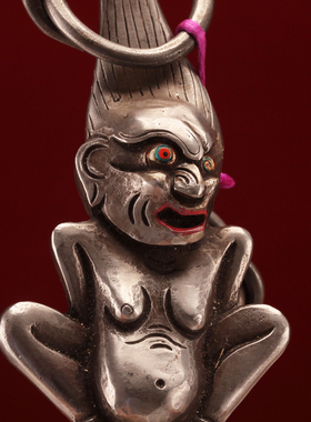 大木门把手复古仿古实心铁