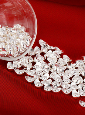 王师兄S925纯银元宝实心小元宝进宝摆件镀金元宝银锭供曼扎装臧礼