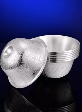 纯银供水碗7个装净水杯