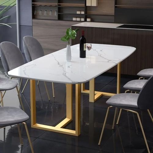 铁艺餐桌腿办公i会议桌脚书桌茶几脚架瓷砖岩板桌腿支架桌子腿加 - 图1