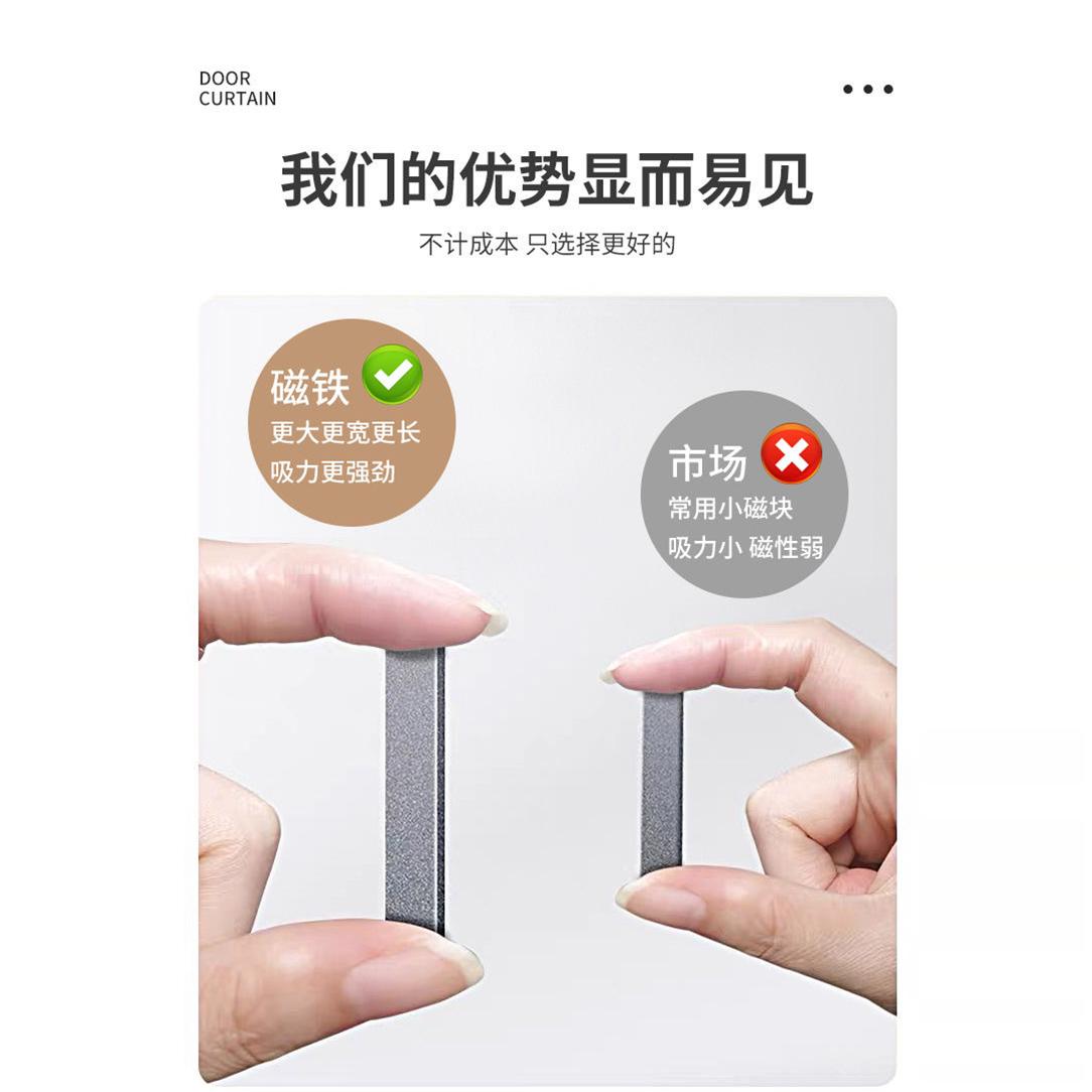 门帘冬季防风保暖棉门帘加厚家用空调保温挡风磁吸免打孔隔断帘子