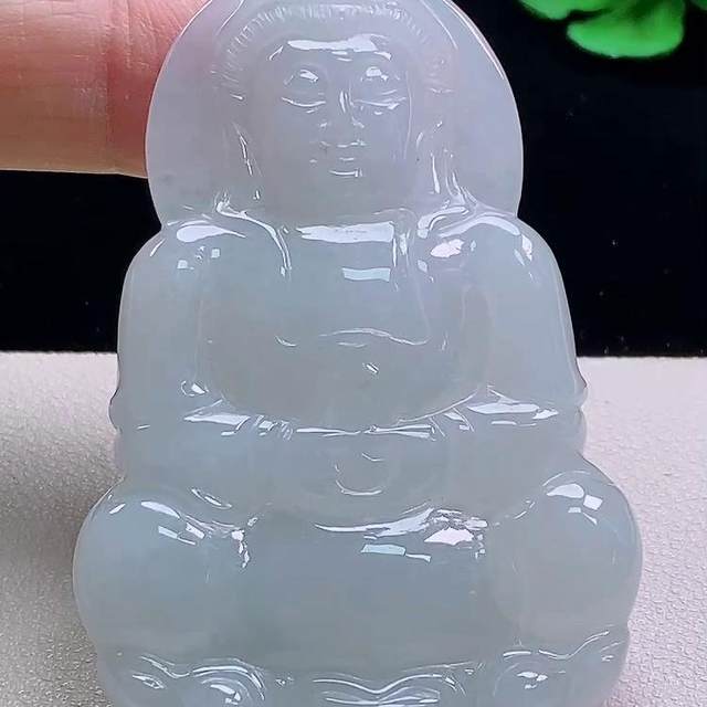 Myanmar Jade Guanyin Jade Pendant Natural Jade A Product