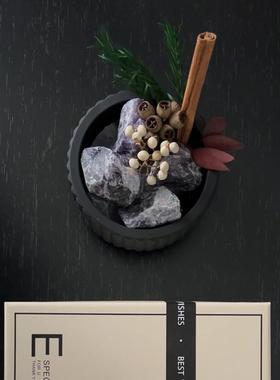 小众扩香石香薰桌面摆件室内持久无火精油晶石香氛围装饰