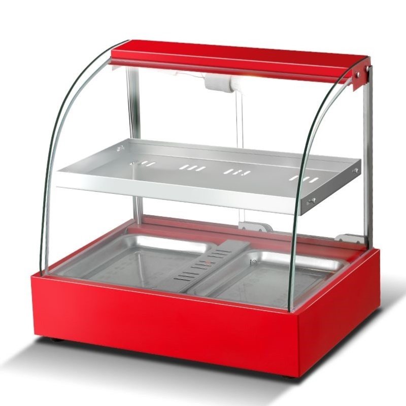 商用保温柜汉堡食品保温加热展示柜小型家用加热摆摊透明恒温箱 - 图3