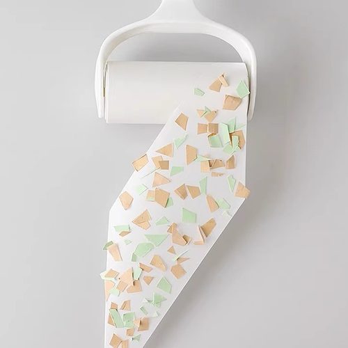 滚筒粘毛器可撕式粘毛衣物粘尘黏灰除毛毡滚刷衣服吸毛替换纸 - 图2