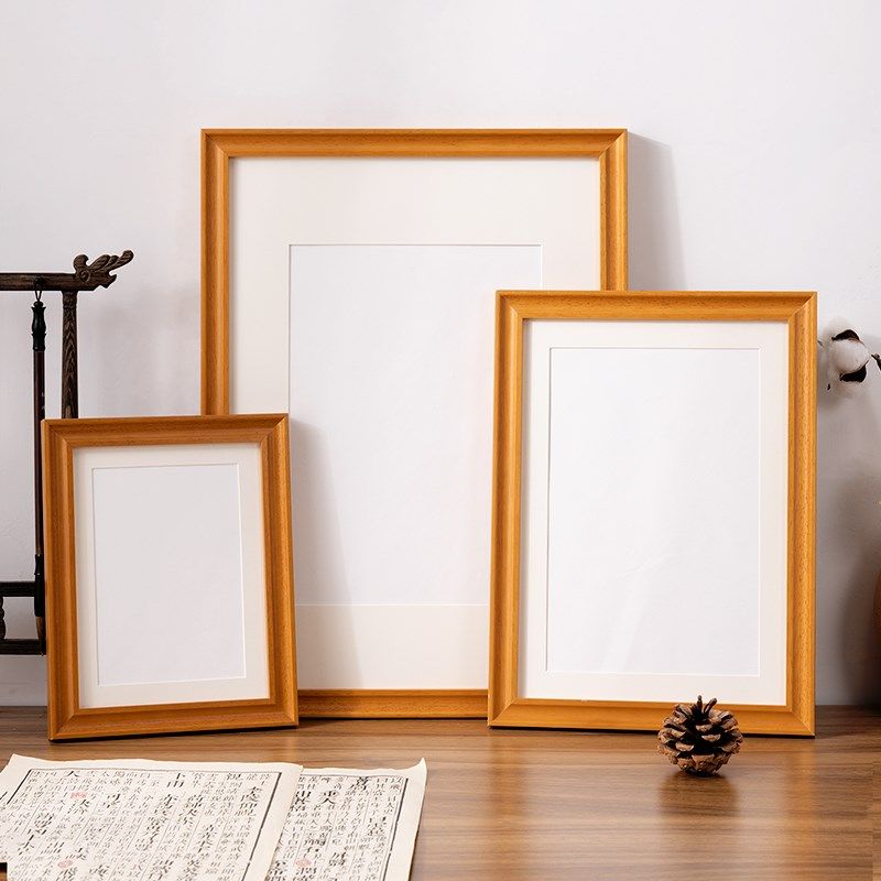 实木相框空框摆台A3a4书法字画框A装裱4K8开拼图外框架挂墙定制di,淘宝优惠券,粉丝福利购,淘宝优惠卷