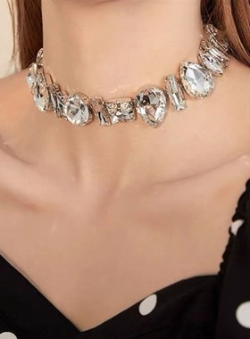 小众设计欧美复古锁骨链女个性简约时尚项链大气项链女