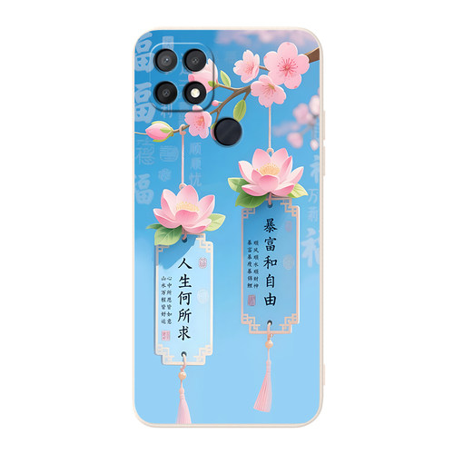 彬彧适用于OPPOA15s手机壳CPH2179唯美oopoα15s文字0ppoA15s外壳CPH2l85防摔欧珀A15s夏季cph2179软胶保护套 - 图3